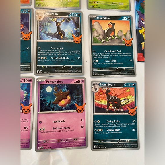 Pokemon 2024 Trick or Trade Cards Complete Set - Picture 8 of 11